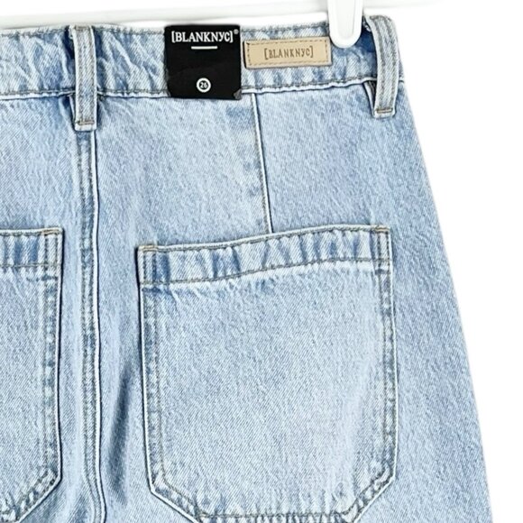 BLANKNYC Women's Blue Denim Jeans Size 26 High Rise Tapered Leg Cotton NWT - Picture 14 of 16